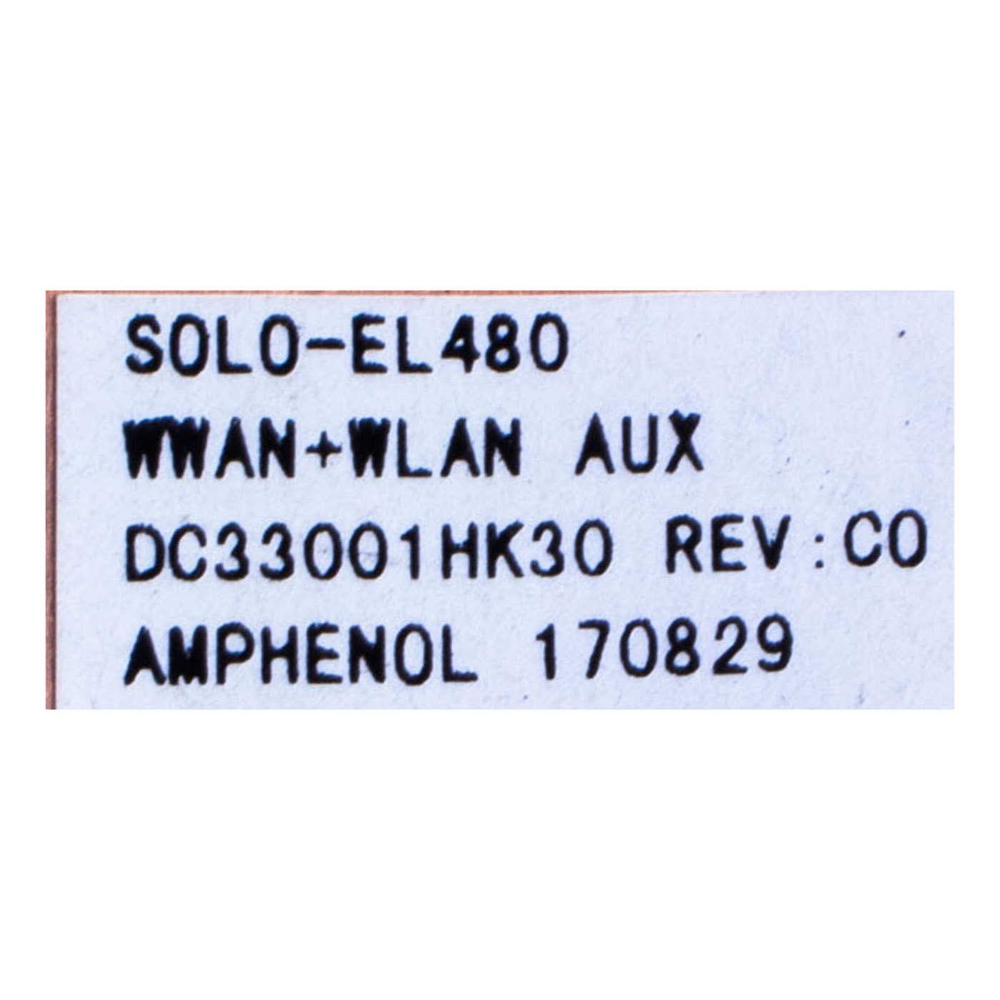 Antena WWAN WLAN Lenovo ThinkPad L480 L490 lewa