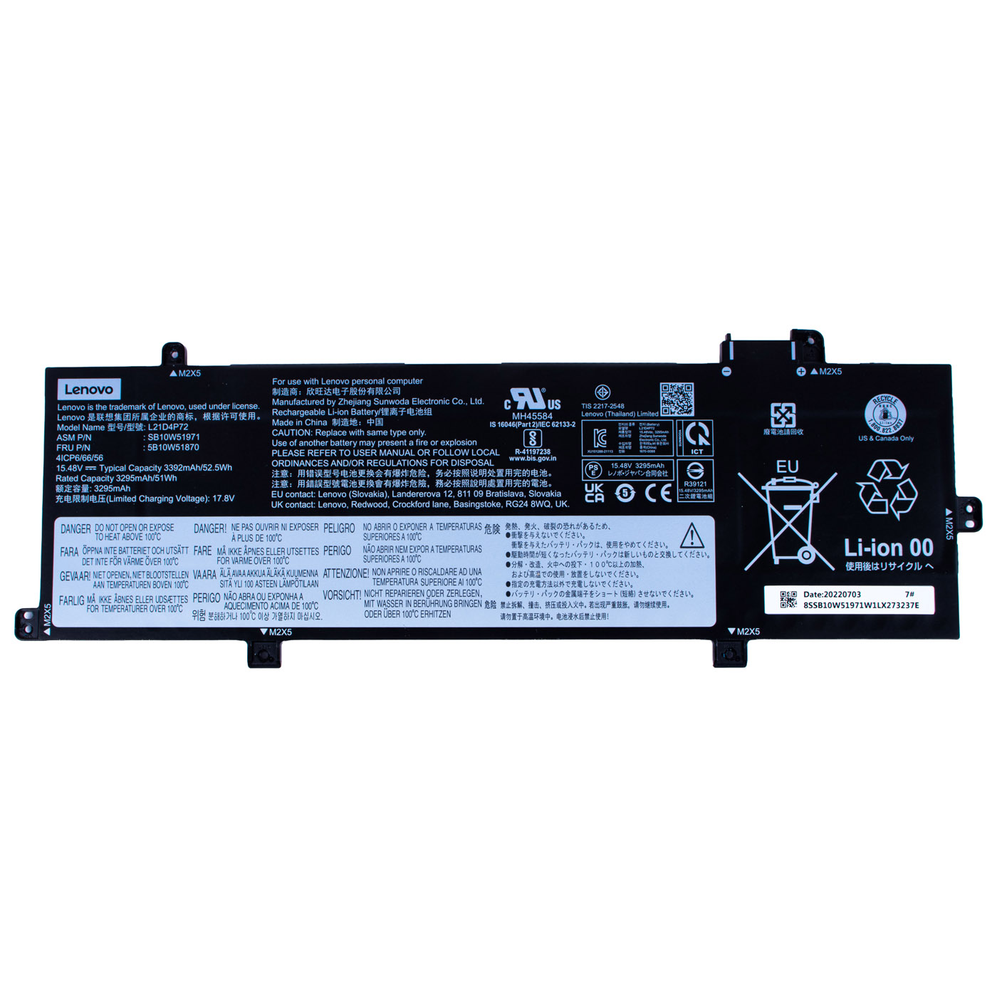 Bateria aku Lenovo ThinkPad T16 P16s 1 2 gen L13