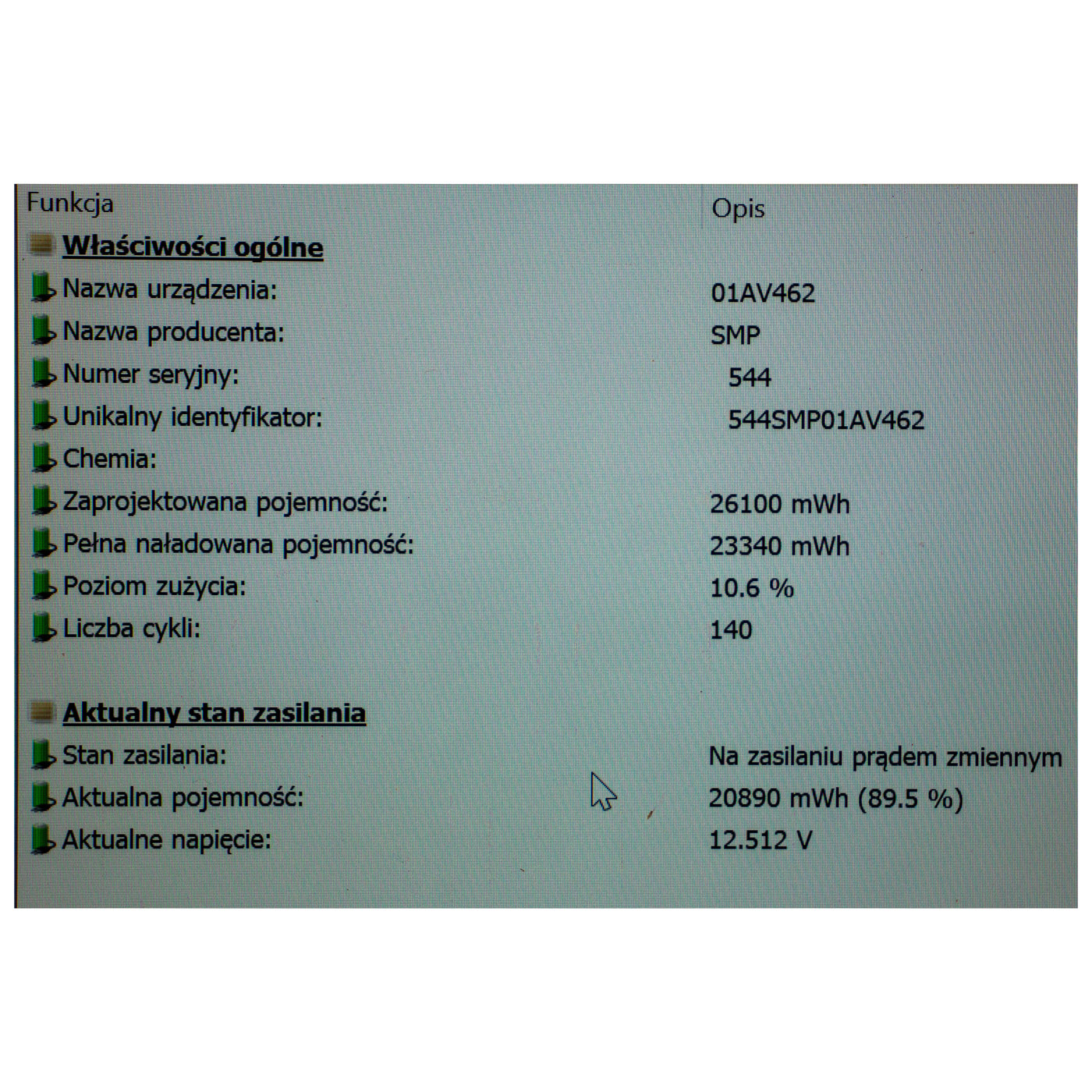 Bateria Lenovo ThinkPad T460s T470s 01AV462