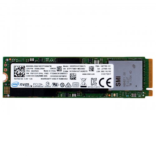 Dysk twardy Intel 256 GB PCIe SSD M2 2280