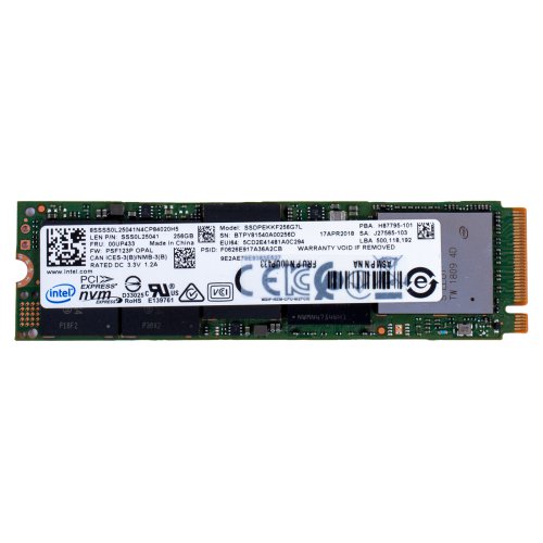 Dysk twardy Intel 256 GB PCIe SSD M2 2280