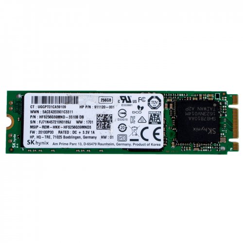 Dysk twardy Samsung 256 GB SATA III SSD M.2 2280