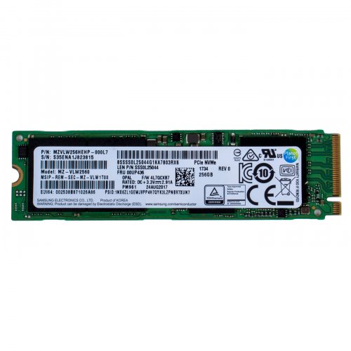 Dysk twardy Samsung 256 GB PCIe SSD M2 2280