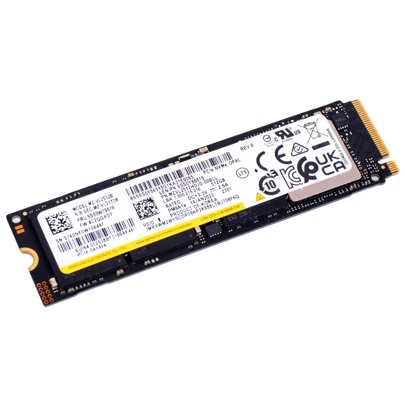 Dysk twardy Samsung 512 GB PCIe NVMe 4X4 M2 2280