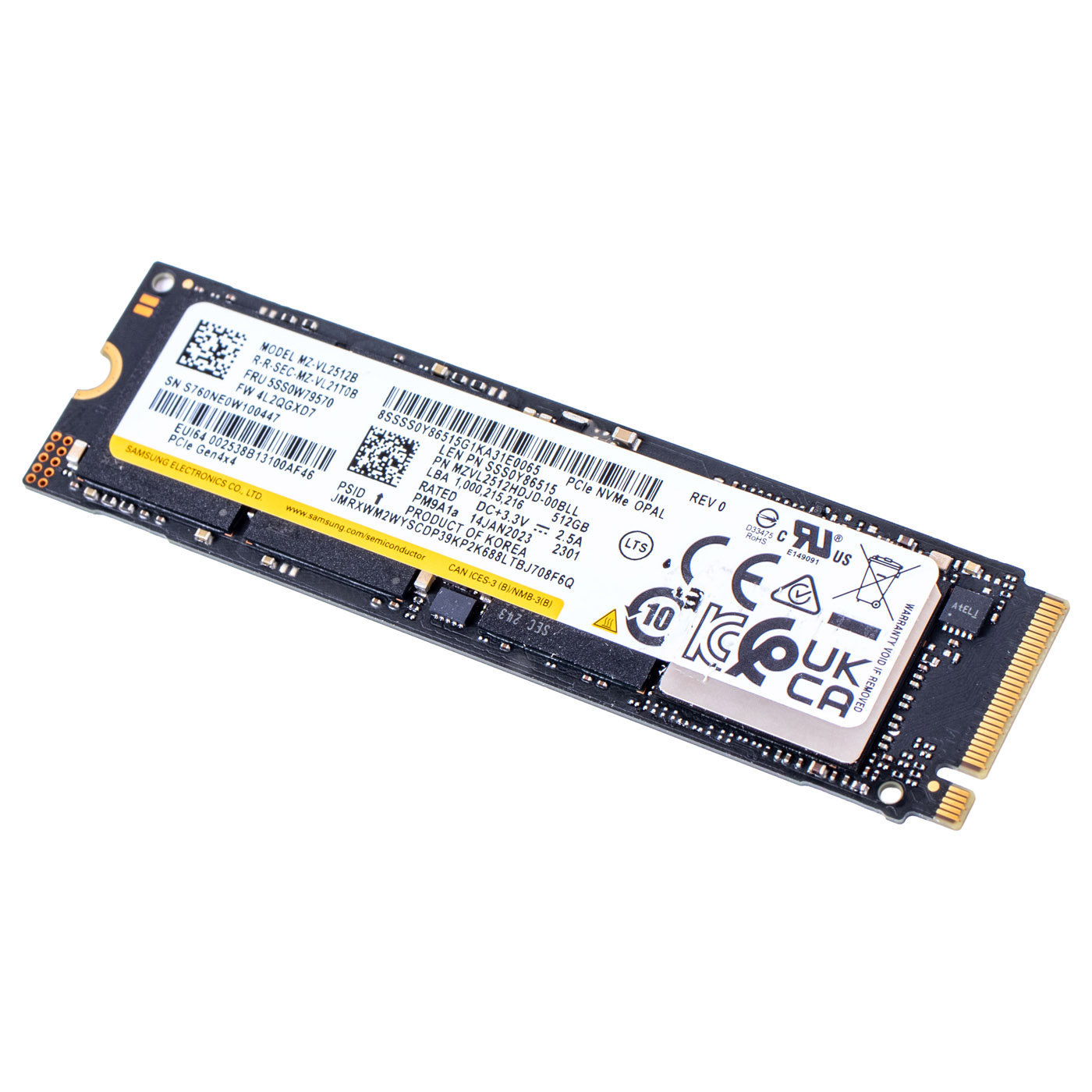Dysk twardy Samsung 512 GB PCIe NVMe 4X4 M2 2280