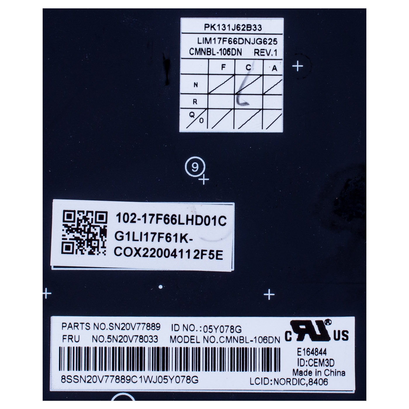 Klawiatura Lenovo ThinkPad T15 P15s backlit