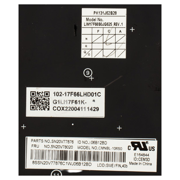 Klawiatura Lenovo ThinkPad T15 P15s backlit