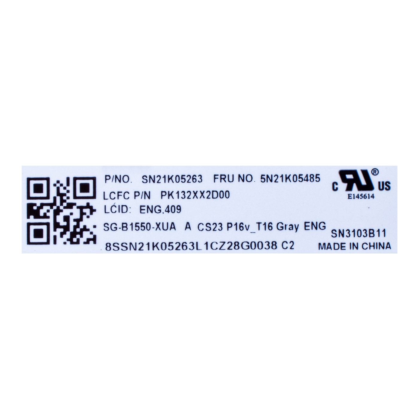 Klawiatura Lenovo ThinkPad T16 P16s 2 gen szara