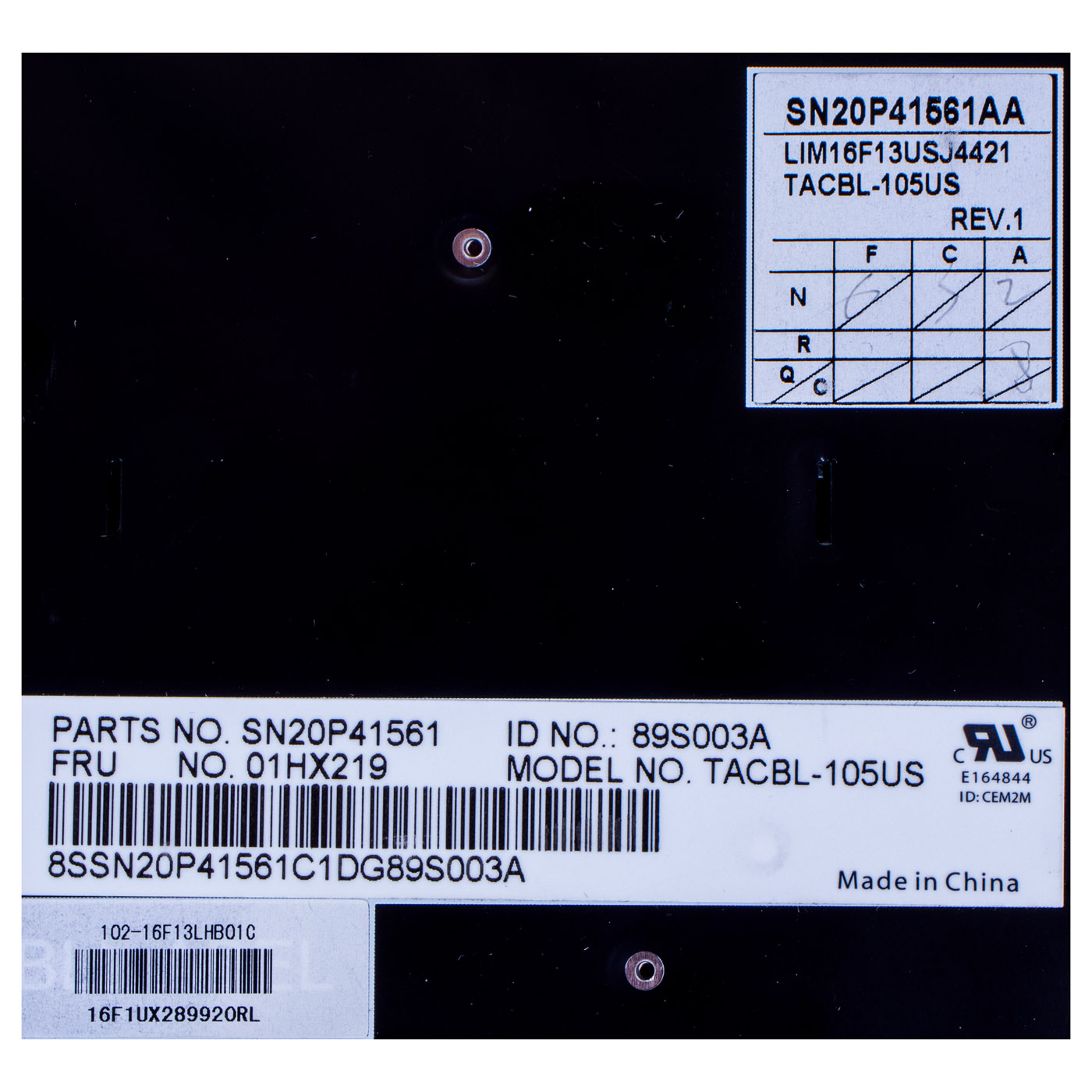 Klawiatura PL Lenovo ThinkPad T570 T580 P51s P52s