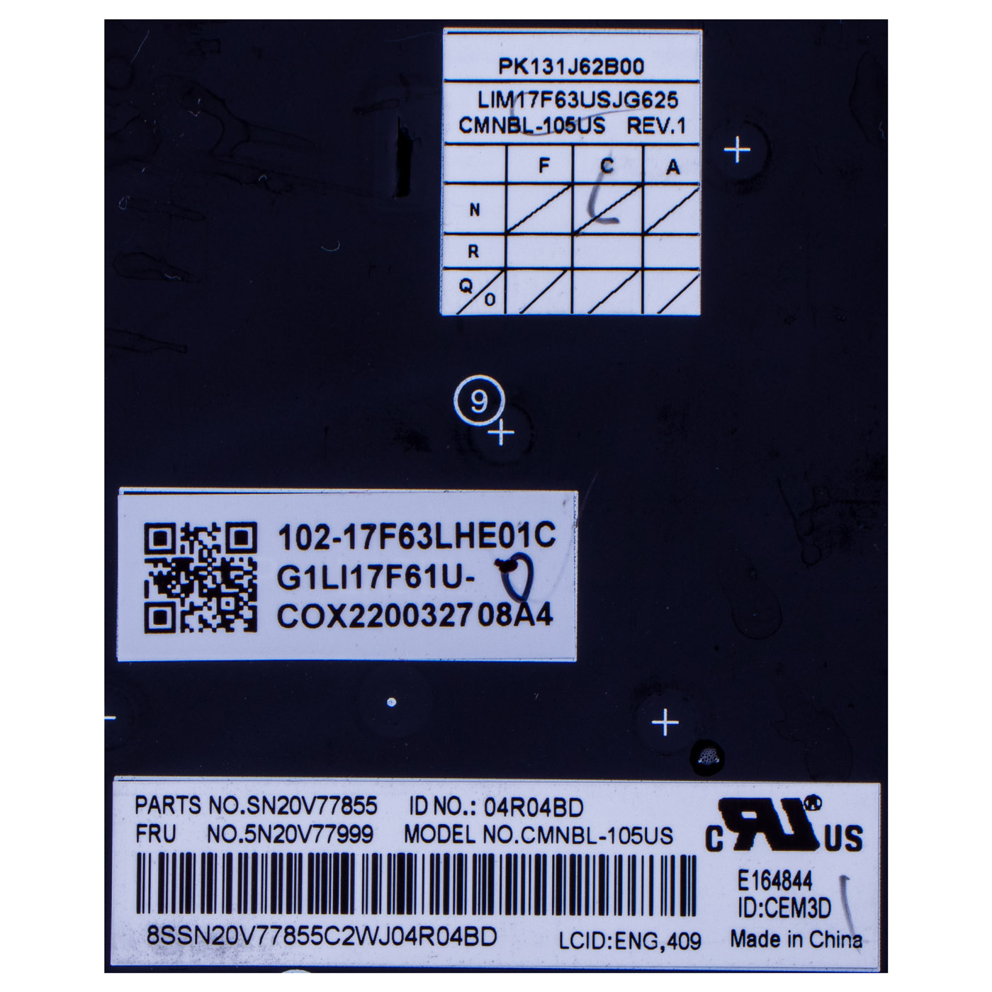 Klawiatura podświetlana PL Lenovo ThinkPad T15 P15s
