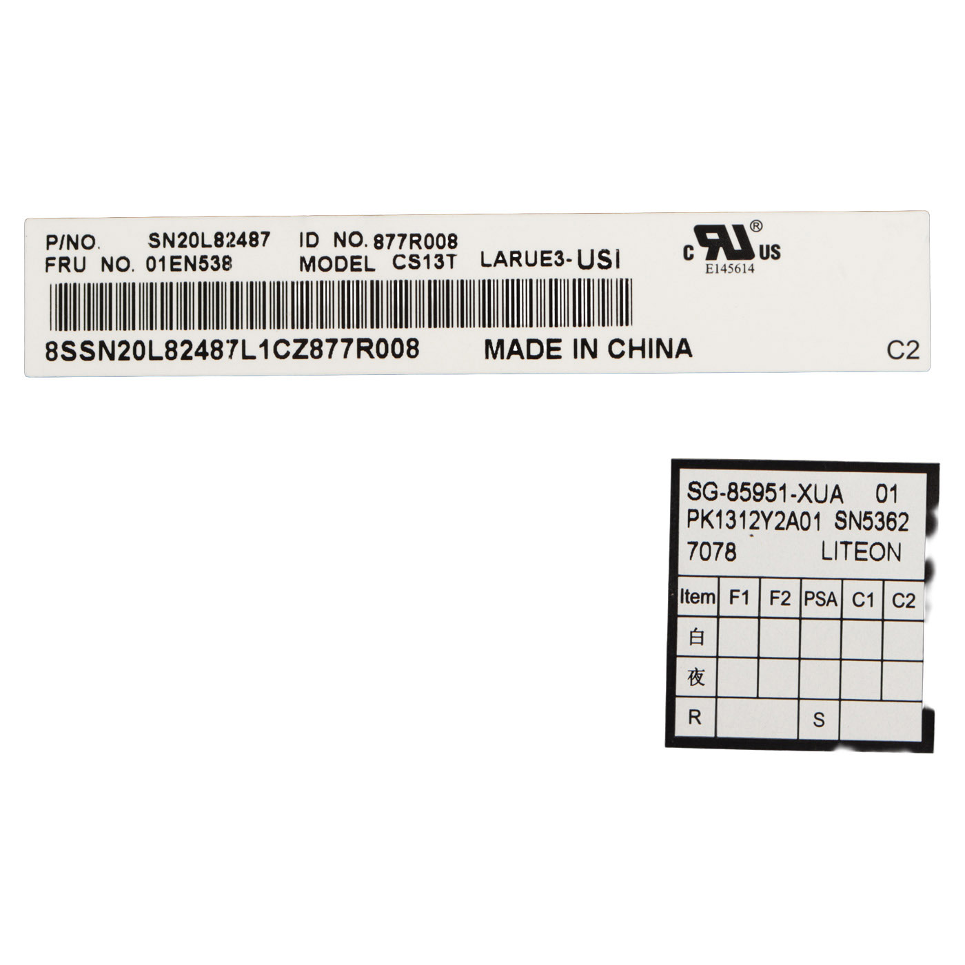 Klawiatura QWERTY PL/US Lenovo ThinkPad L470