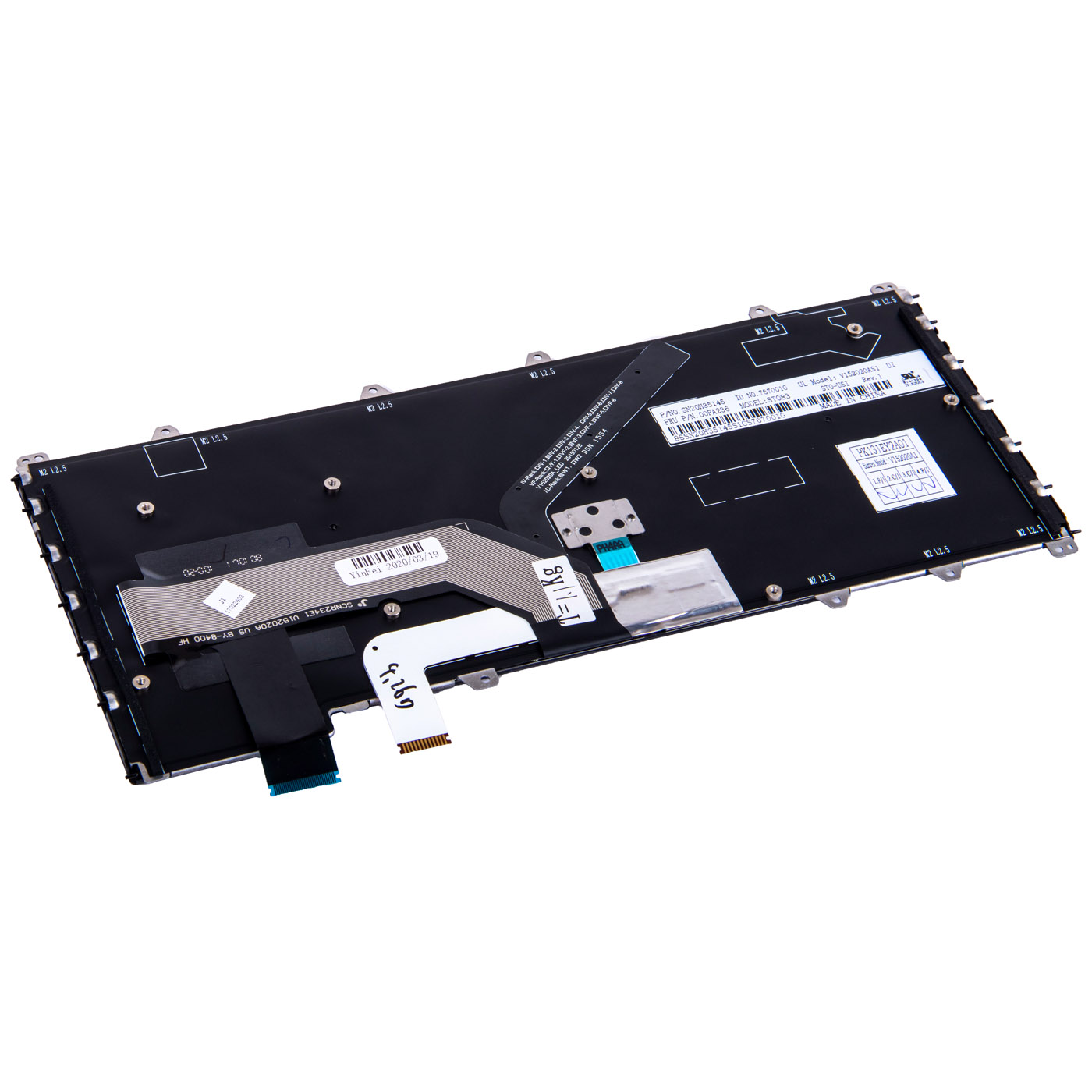 Klawiatura QWERTY podświetlana Lenovo ThinkPad Yoga 260 370 X380 01AV675