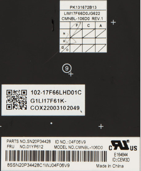 Klawiatura qwertz Lenovo ThinkPad P72 P73 P52 P53 T590