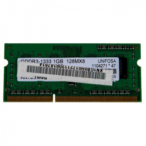 Kość RAM 1 GB SODIMM DDR3 10600s ELPIDA