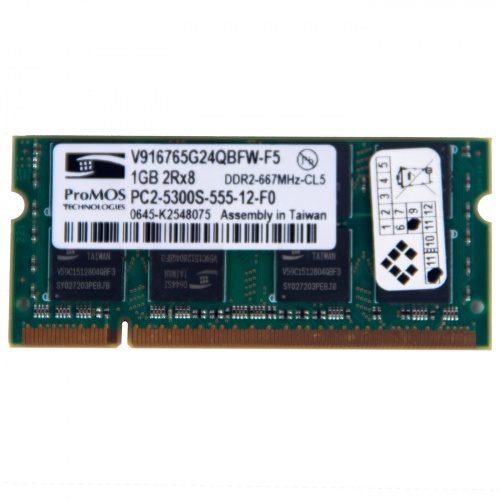 Kość RAM 1 GB SODIMM PC2 5300S DDR2 PROMOS