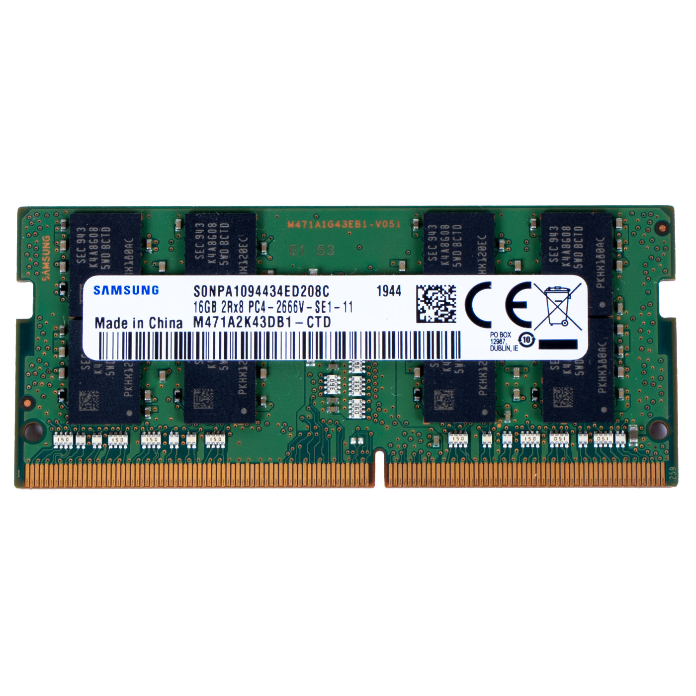 Kość RAM 16 GB SODIMM DDR4 2Rx8 PC4 2666V