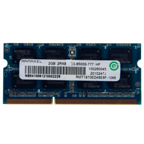 Kość RAM 2 GB SODIMM DDR3 8500S RAMAXEL
