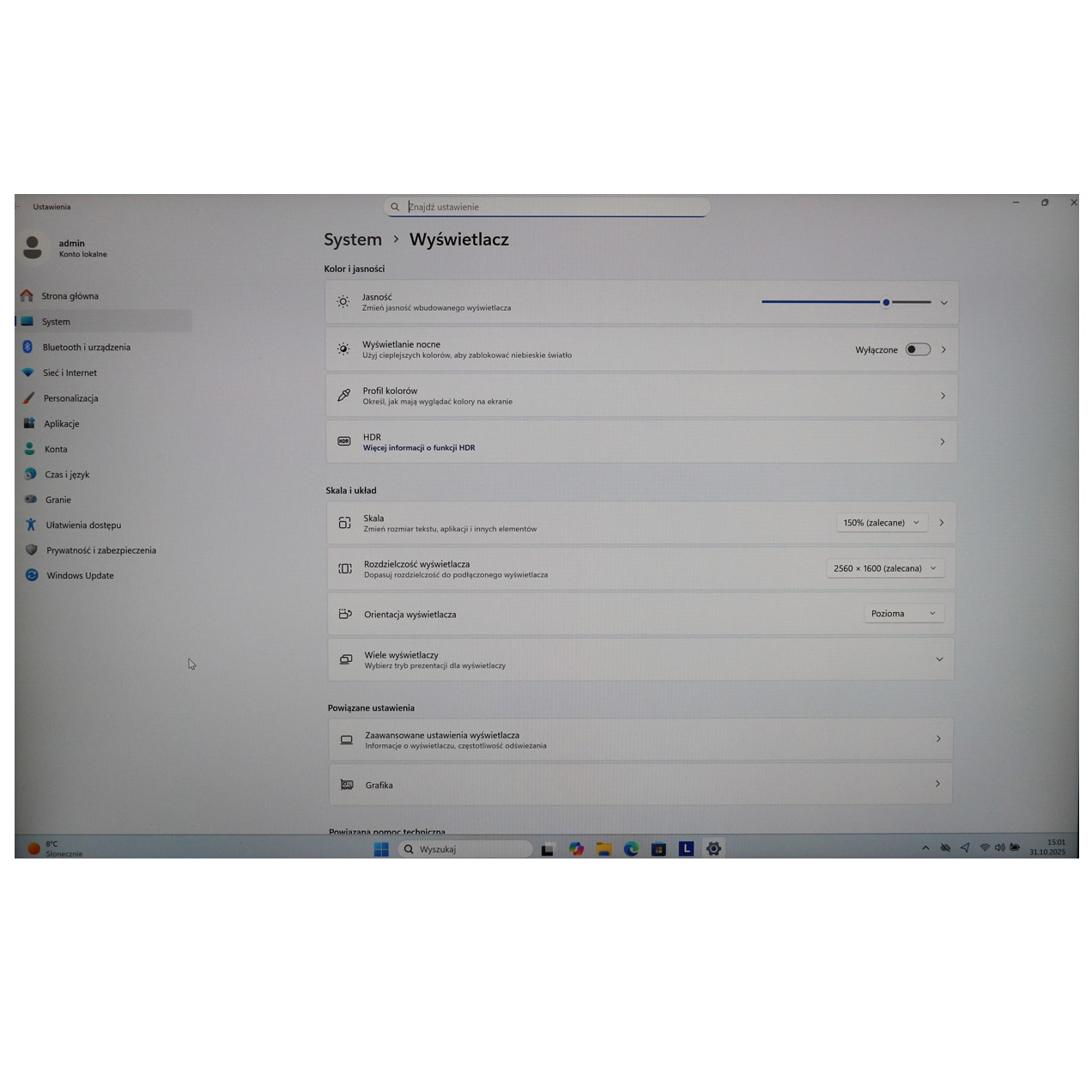 Lenovo T16 P16s matryca WUXGA 16" Non-Touch Anti-Glare IPS 400nit