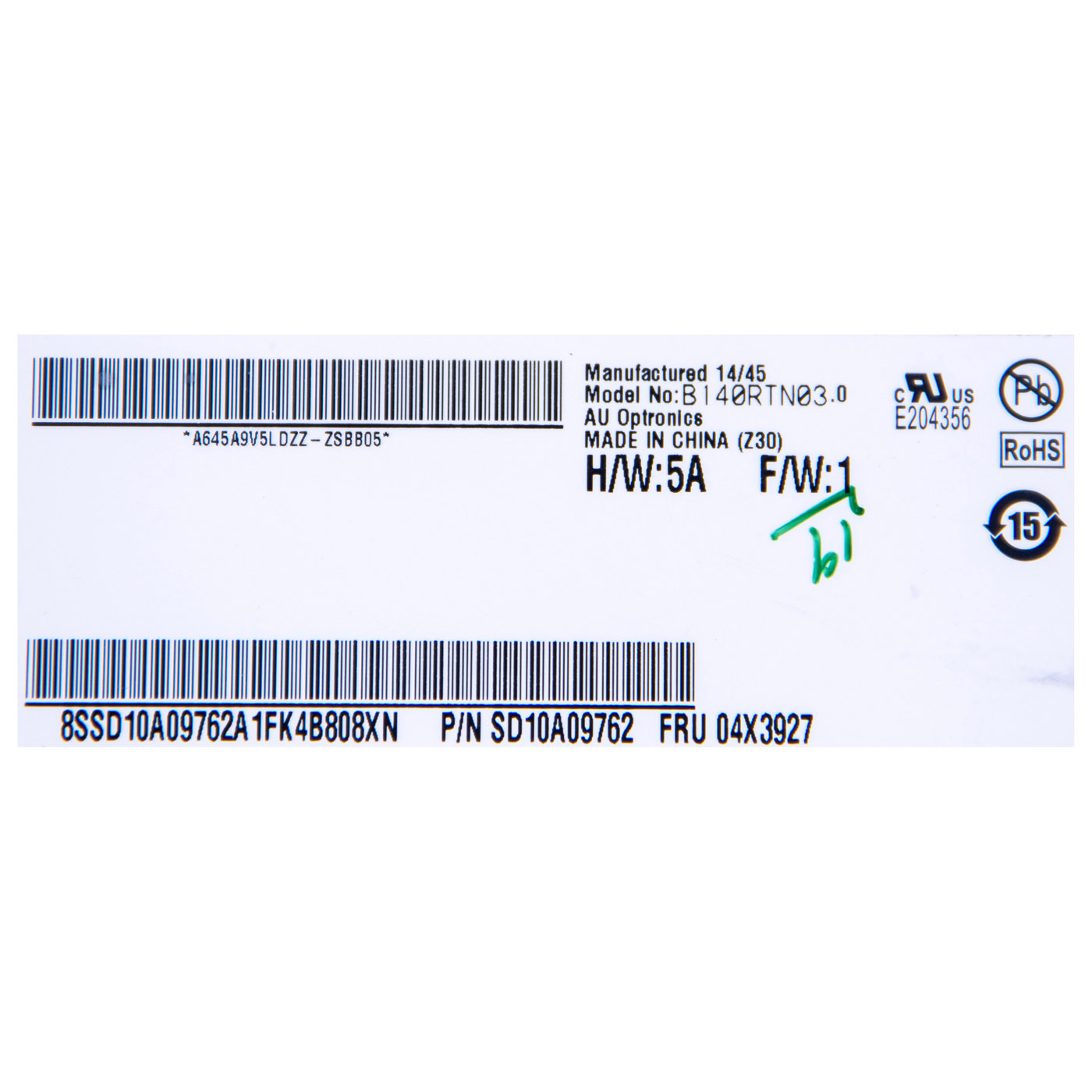 Matryca LED LCD Lenovo ThinkPad T440 T440s T440p T450 T450s HD+