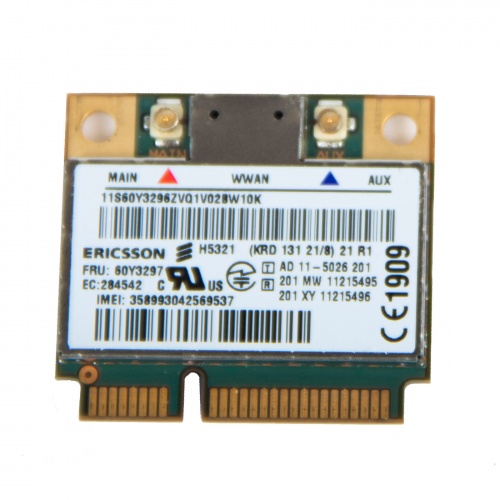 Modem WWAN GSM 3G Lenovo ThinkPad X230 T430 T530s W530 X1 Carbon 