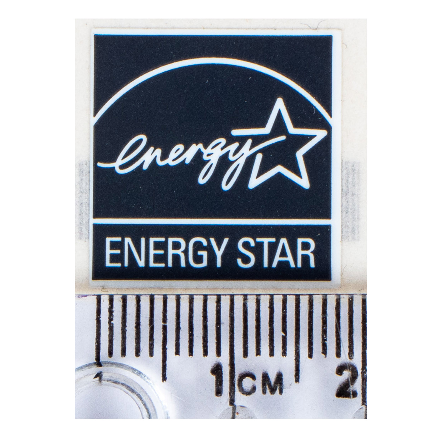 Naklejka Energy Star black 19 x 20 mm