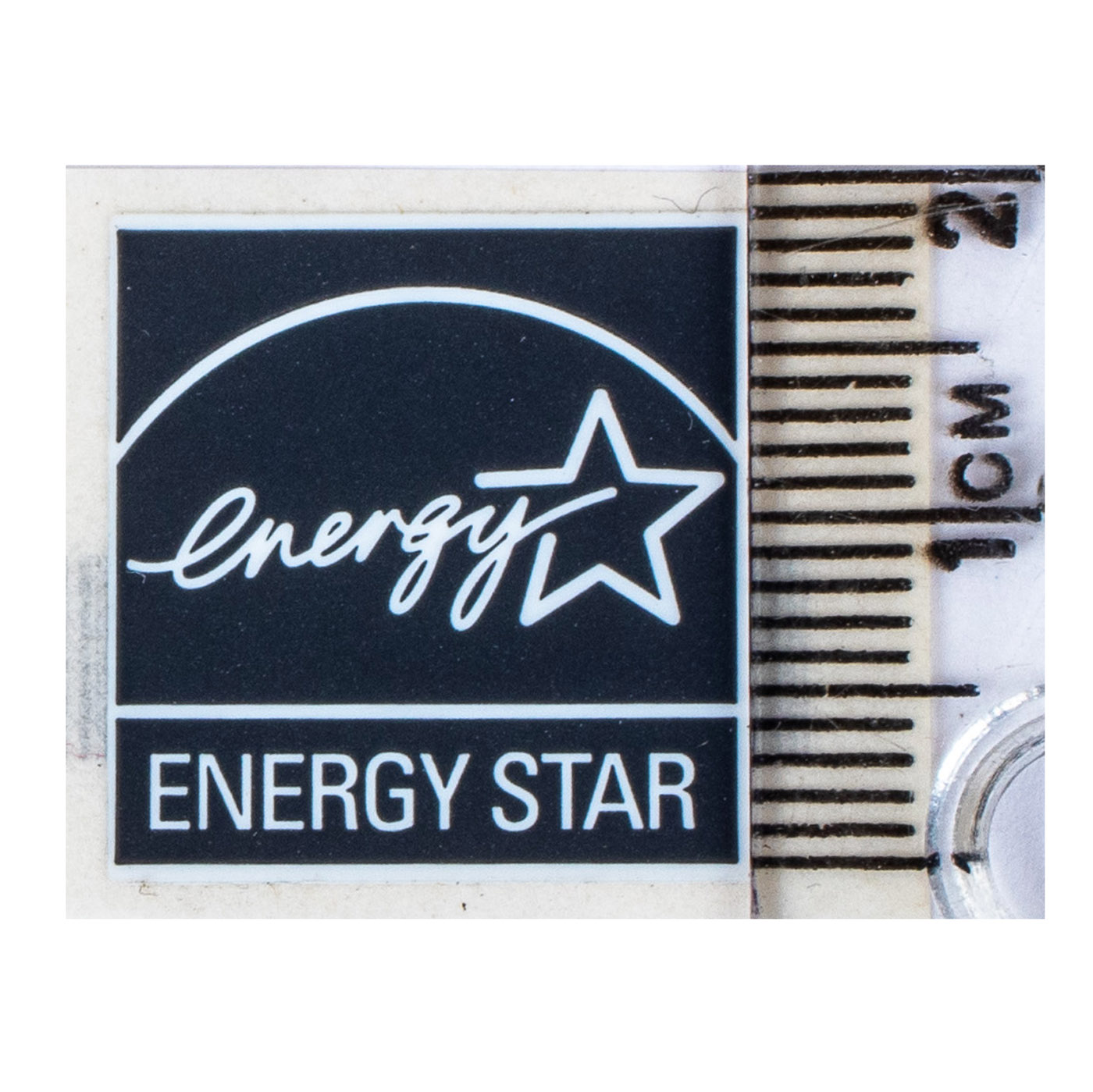 Naklejka Energy Star black 19 x 20 mm