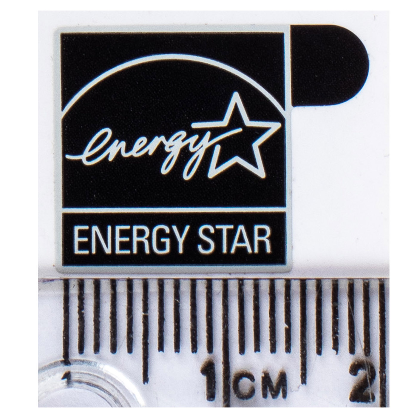 Naklejka Energy Star black 15 x 16 mm