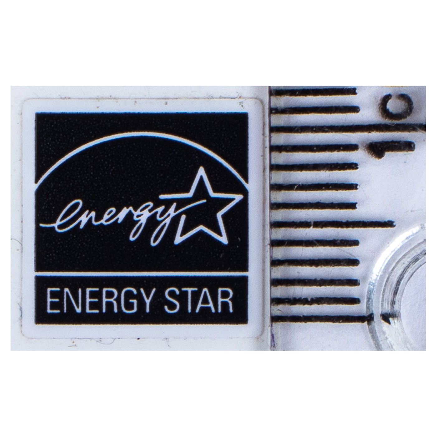 Naklejka Energy Star black 12 x 13 mm