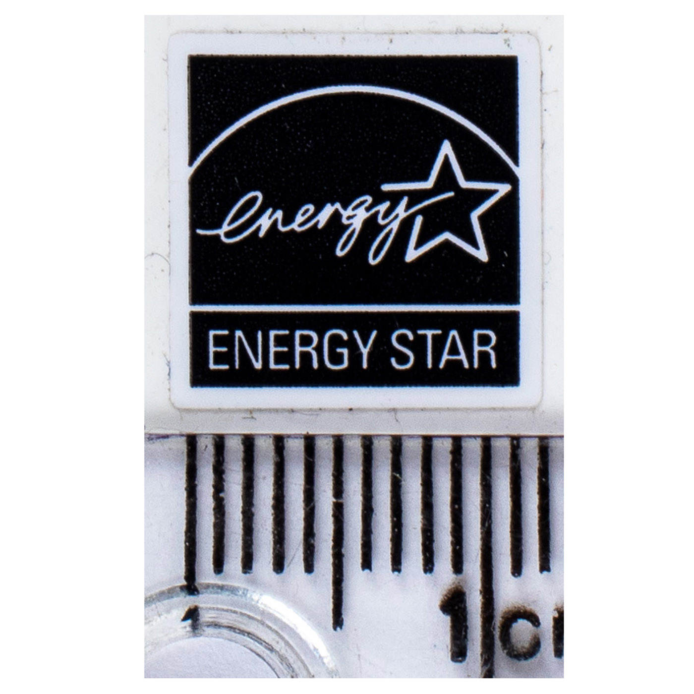Naklejka Energy Star black 12 x 13 mm