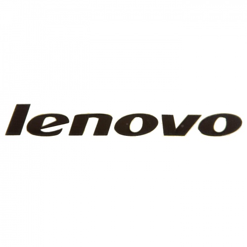 Naklejka logotyp Lenovo silver 10 x 66 mm