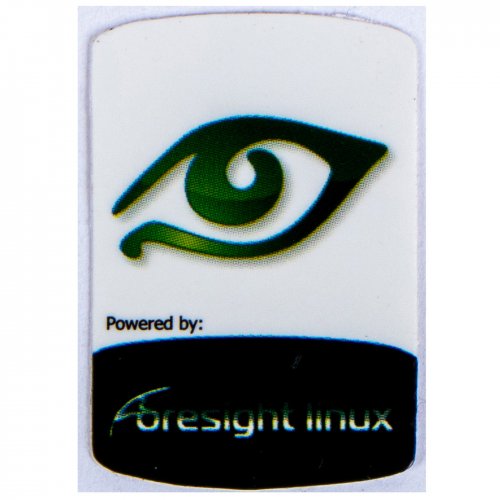 Naklejka Powered by Foresight linux 19 x 28 mm