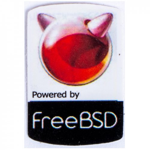 Naklejka Powered by FreeBSD 19 x 28 mm