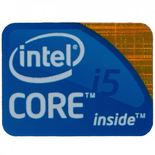 Naklejka sticker Intel Core i5 16 x 21 mm