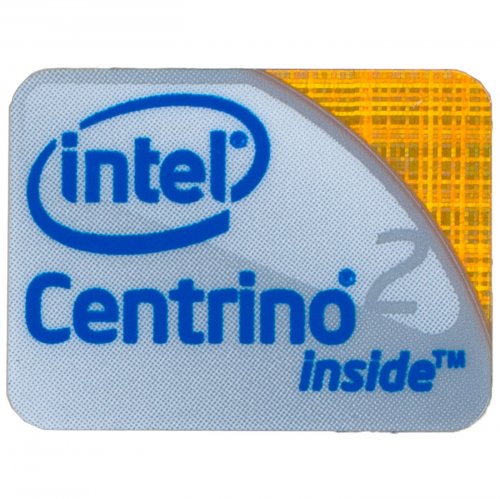 Naklejka sticker Intel Centrino 2 16 x 21 mm