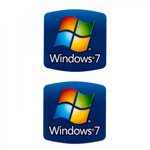 Naklejka sticker Windows 7 20x20 mm