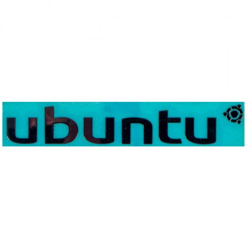 Naklejka Ubuntu 54 x 10 mm
