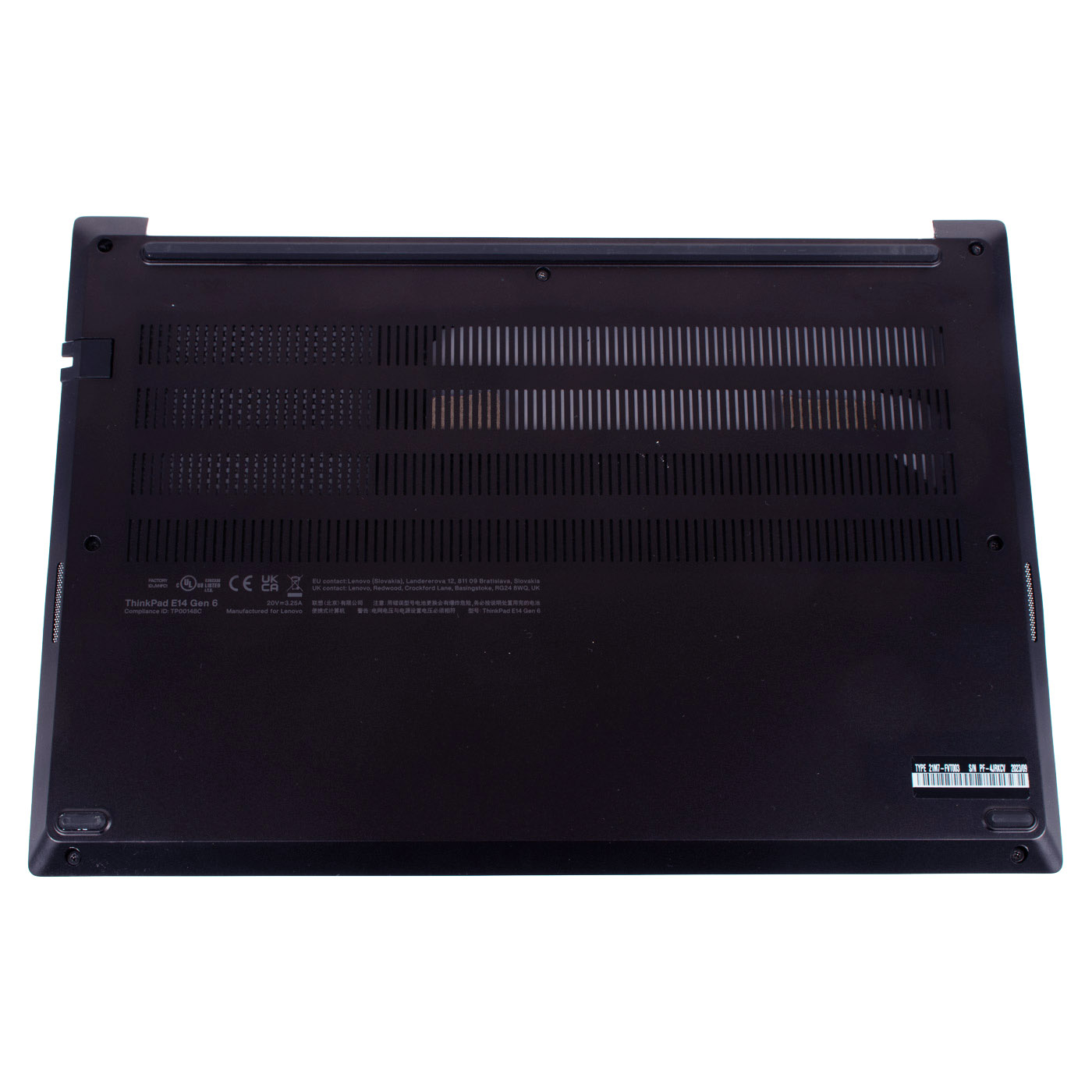 Obudowa dolna Lenovo ThinkPad E14 6 gen czarna AL
