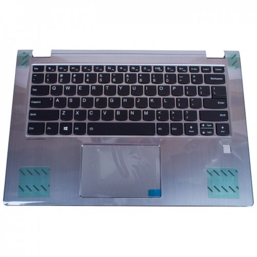 Palmrest klawiatura Lenovo Flex 6 Yoga 530 14 srebrny czytnik