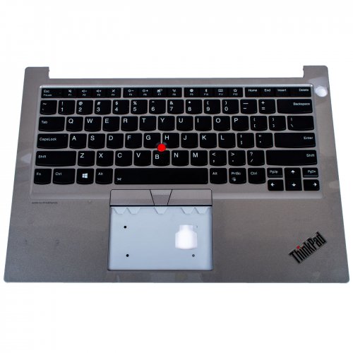 Palmrest klawiatura Lenovo ThinkPad E14 backlit srebrny