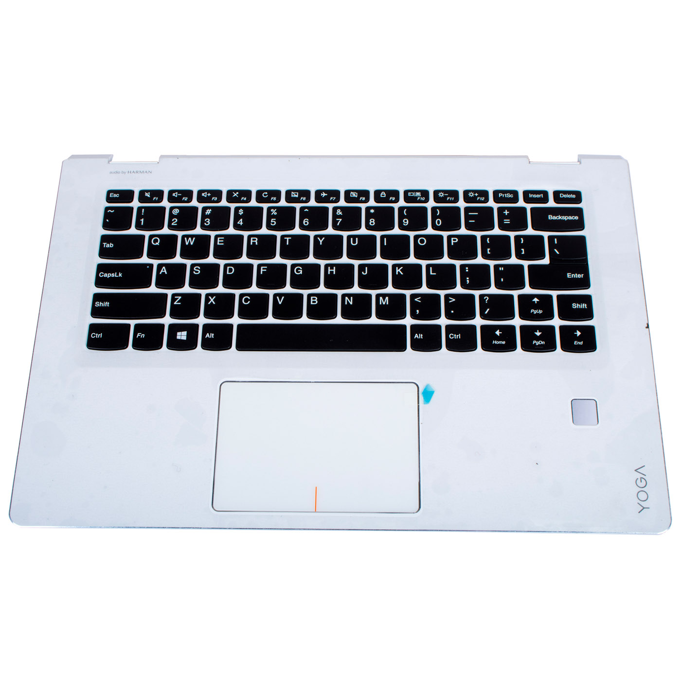 Palmrest klawiatura Lenovo Flex 4 14 YOGA 510 biały czytnik
