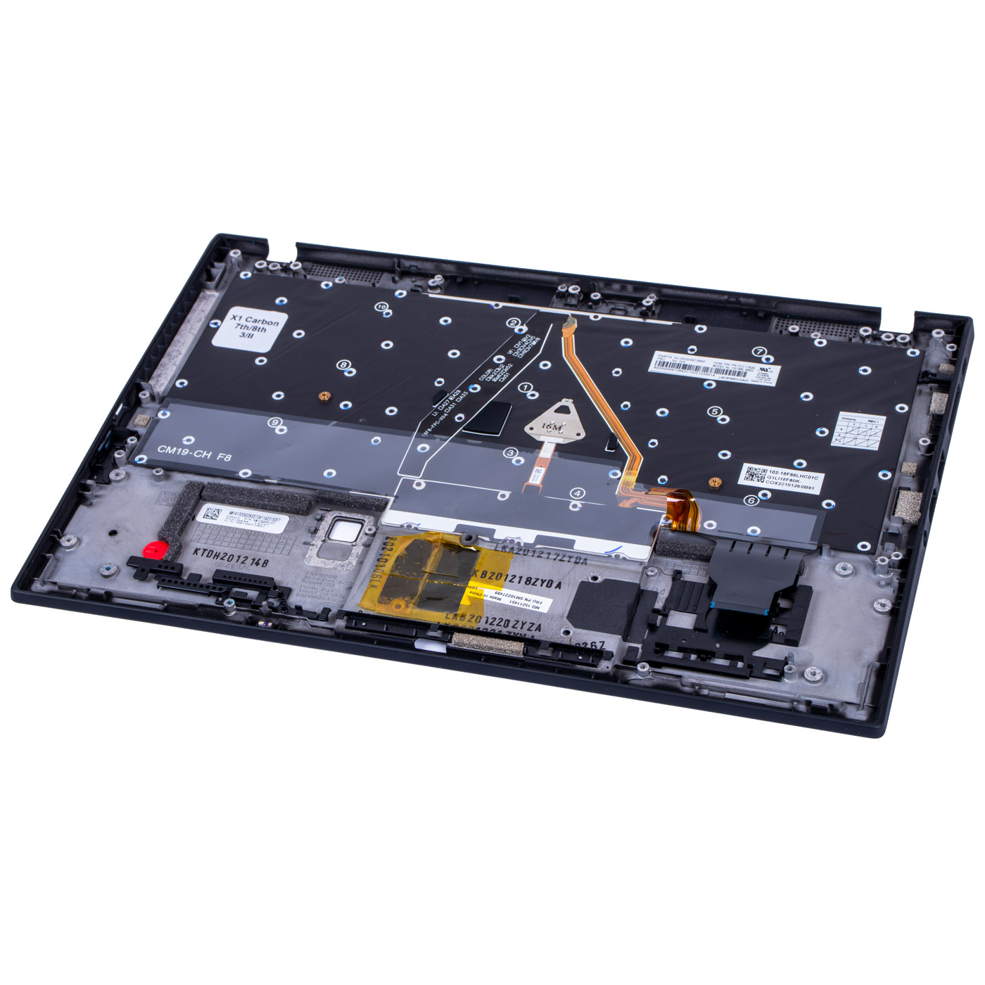 Palmrest klawiatura Lenovo ThinkPad X1 Carbon 7 8 2019 2020 WLAN ESP