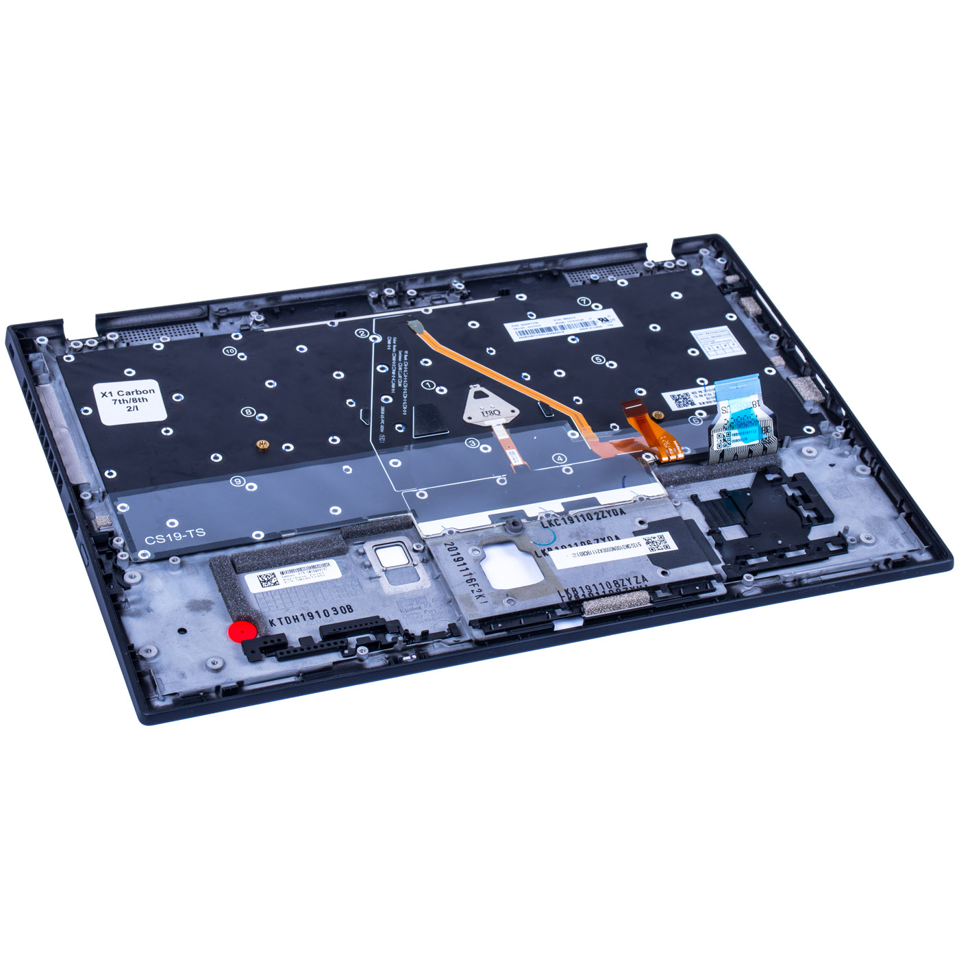 Palmrest klawiatura Lenovo ThinkPad X1 Carbon 7 8 WLAN QWERTY US/PL
