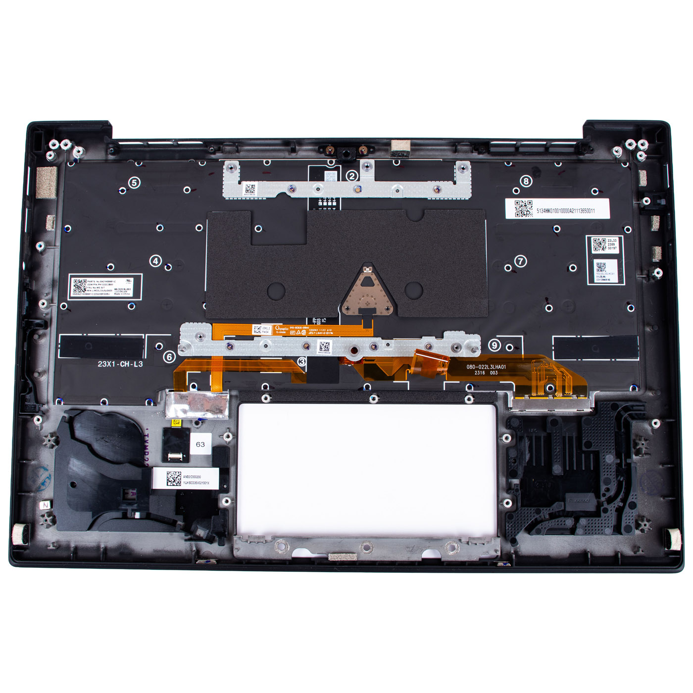 Palmrest klawiatura Lenovo ThinkPad X1 Carbon 12 2024 WLAN