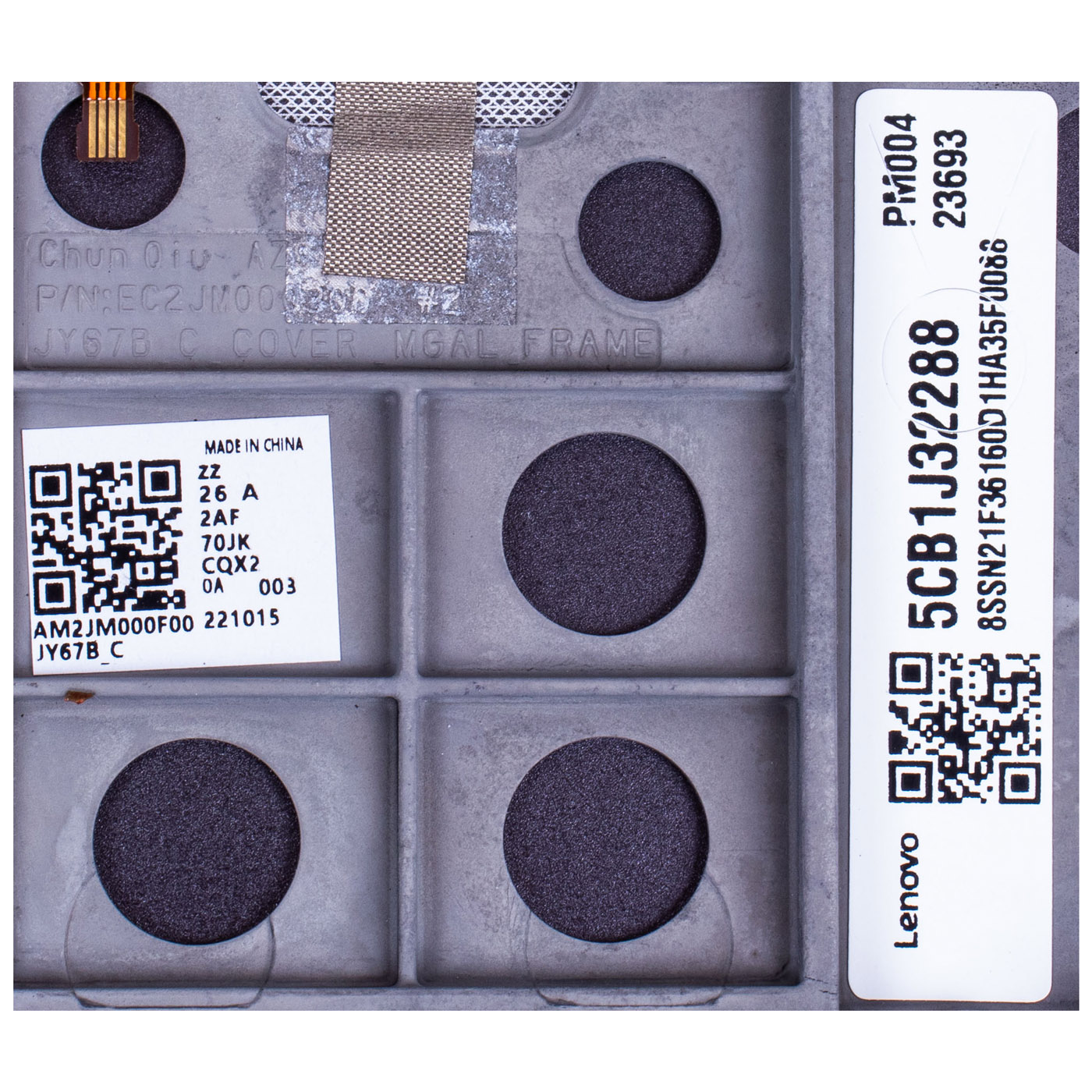 Palmrest klawiatura Lenovo Legion S7 16 ARHA7 black