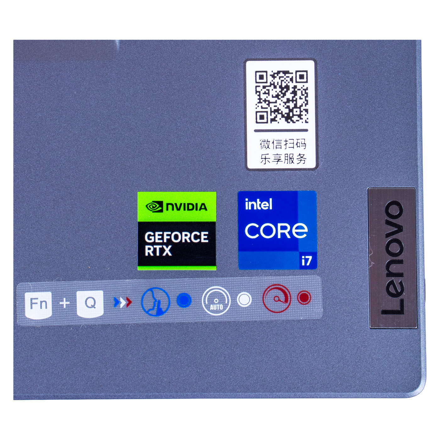 Palmrest klawiatura RGB Lenovo Legion 5 16 IRX9 srebrny