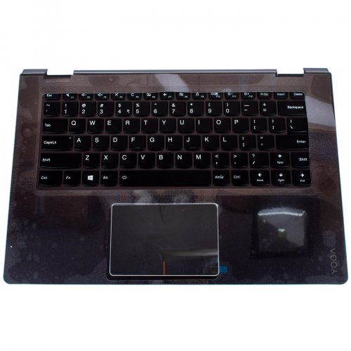 Palmrest touchpad klawiatura Lenovo Flex 4 14 YOGA 510 czarna 