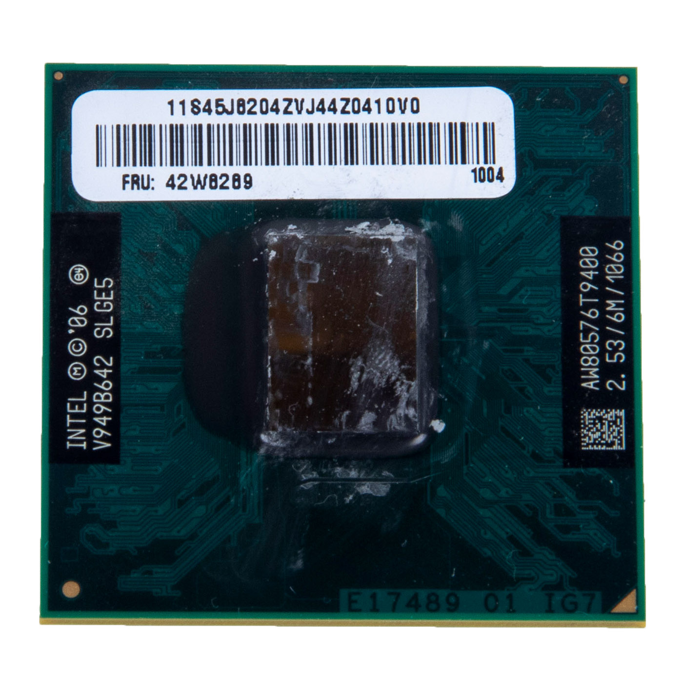 2-rdzeniowy procesor Intel Core 2 Duo P8400 2x2.26 GHz SLGES, nr FRU ...