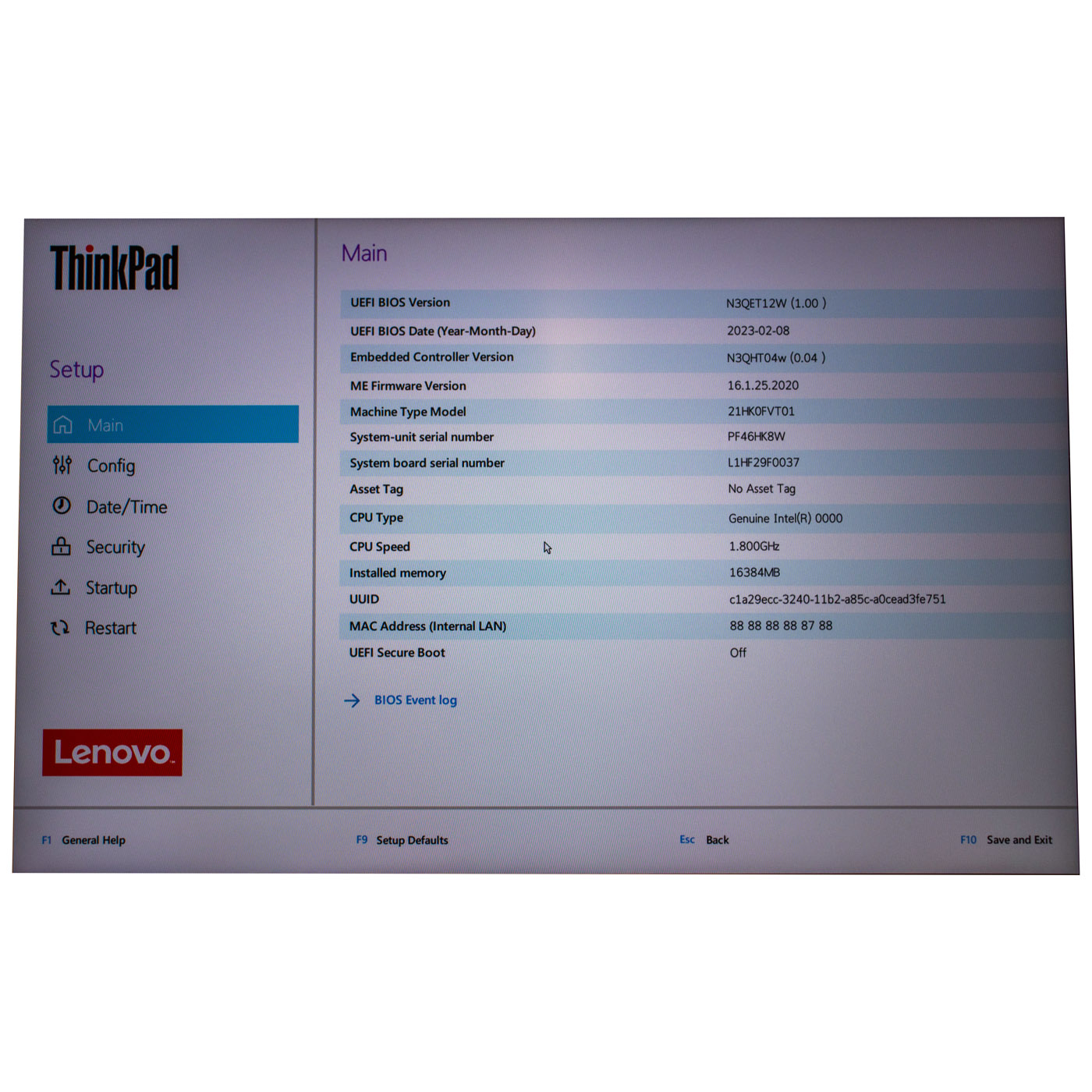 Skrzydło matrycy Lenovo ThinkPad T16 P16s 2 gen FHD 5M