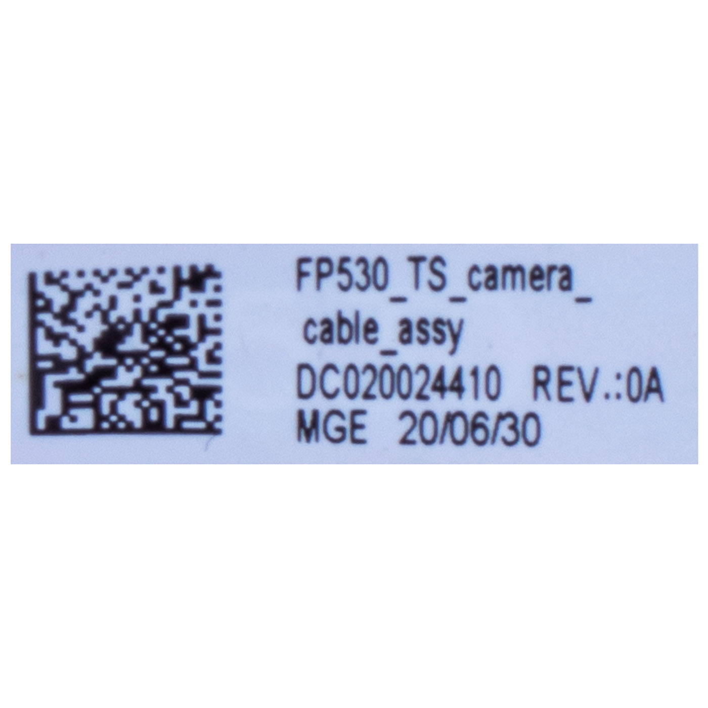 Taśma kamery Lenovo ThinkPad P53 UHD IR TS