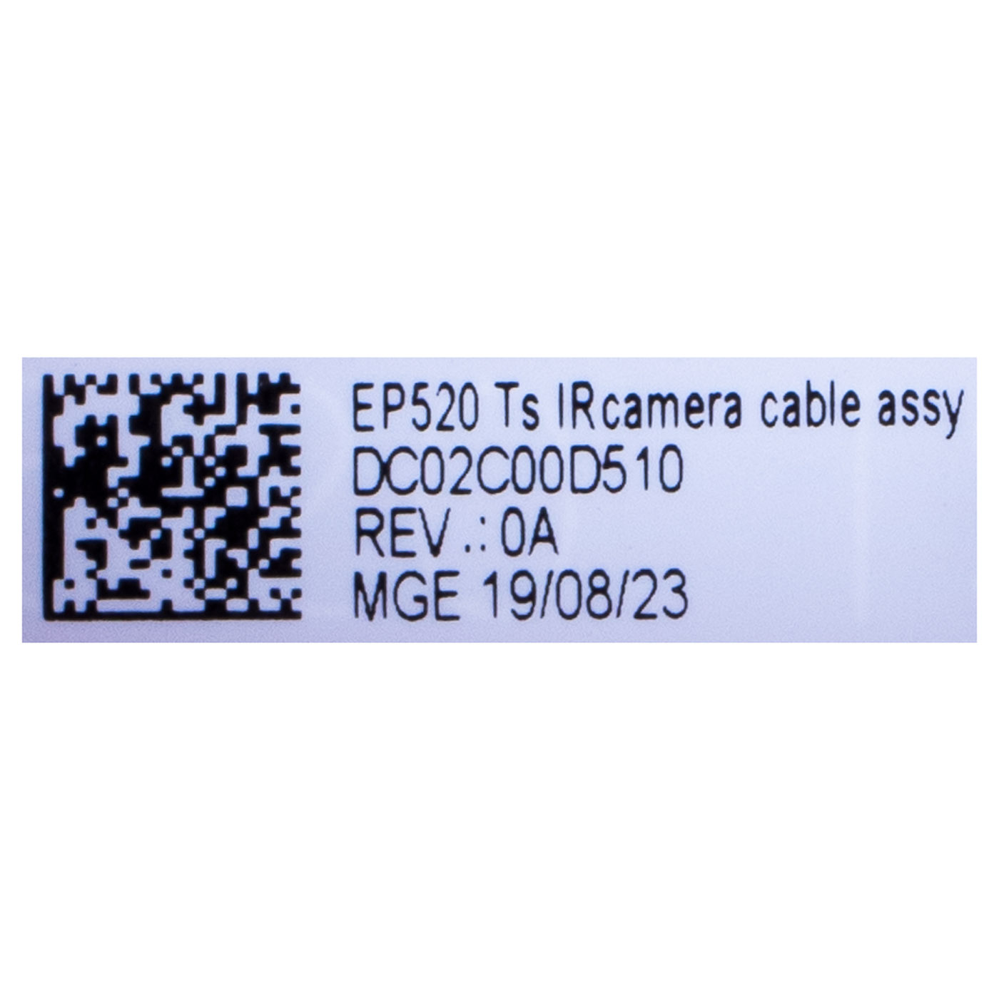 Taśma kamery webcam LED IR Lenovo ThinkPad P52 ICT